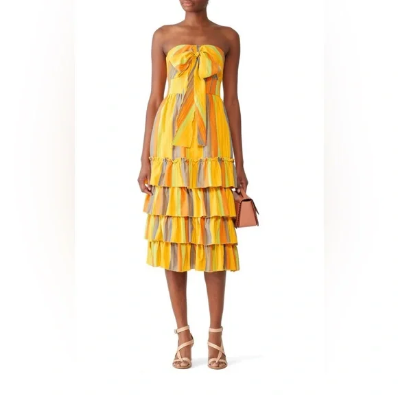 Maison Talulah Strapless Imperial Midi - Picture 1 of 6